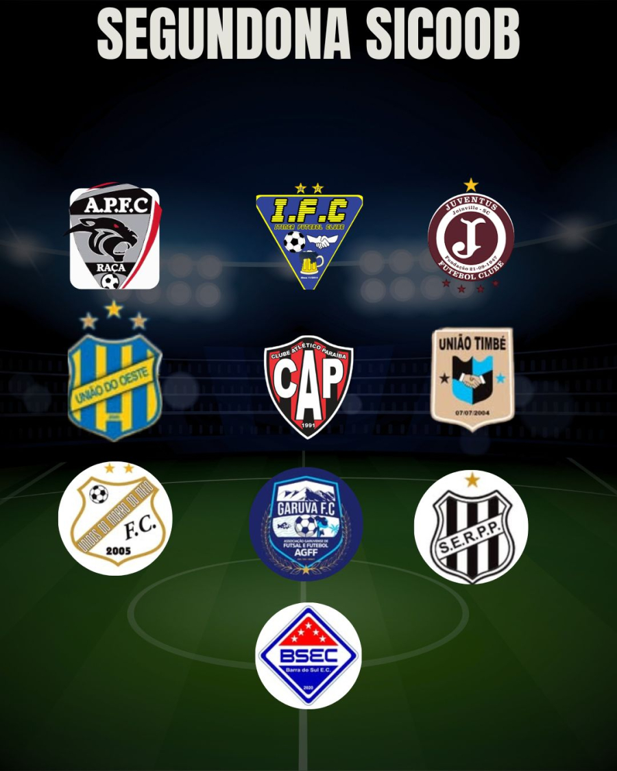 Segundona Sicoob 2026 começa com 10 equipes e promete movimentar o futebol de Joinville