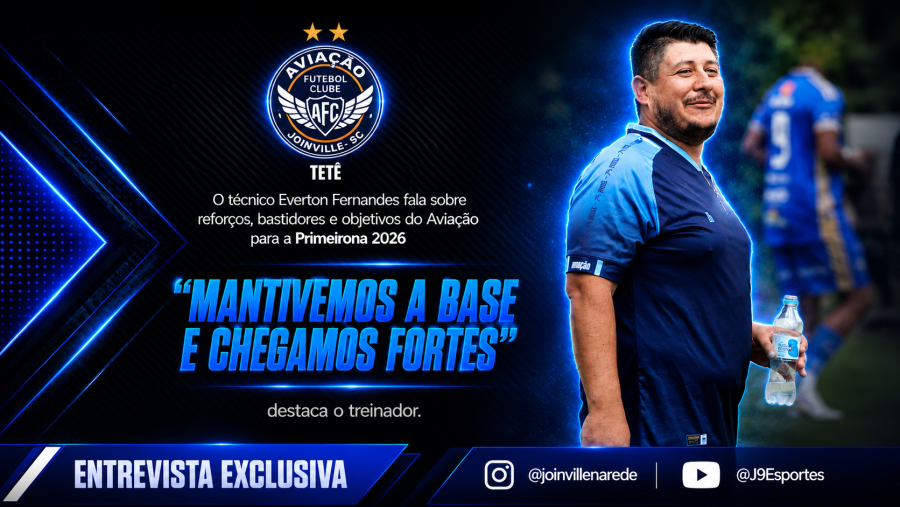 “O bom filho à casa torna”: campeão em 2019, Everton Fernandes retorna ao Aviação para a Primeirona 2026