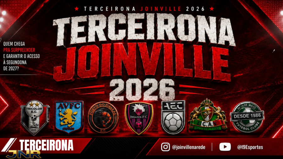 TERCEIRONA JOINVILLE 2026: A BATALHA PELO ACESSO COMEÇA!