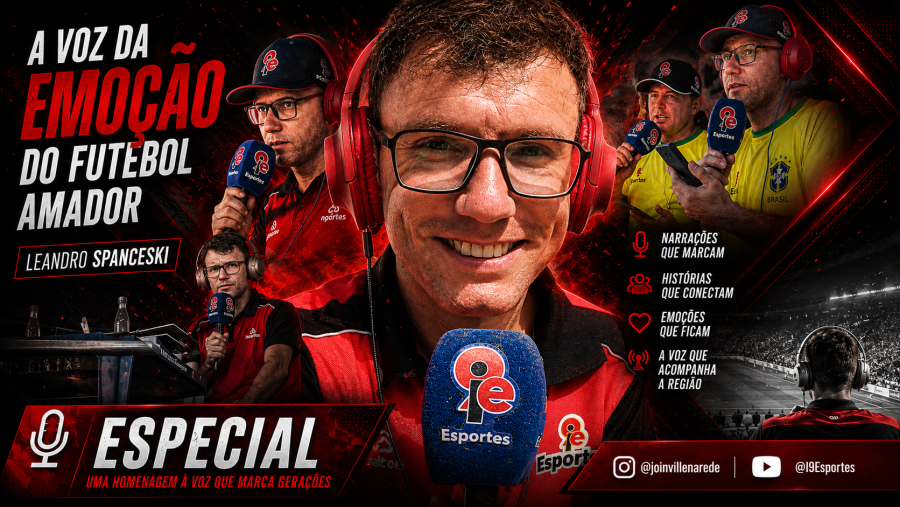 Leandro Spanceski: a voz da emoção do futebol amador