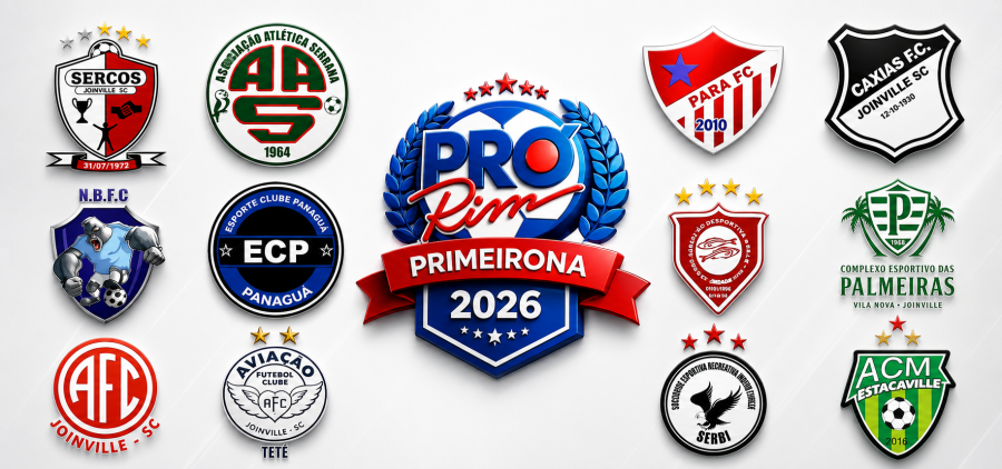 Primeirona 2026: A elite do futebol amador de Joinville entra em campo
