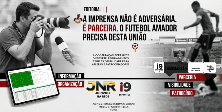 O futebol amador precisa entender que a imprensa não é adversária. É parceira.