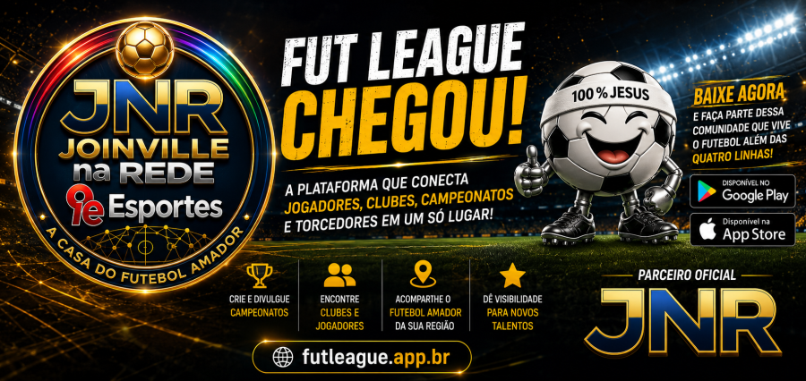Fut League é lançado e firma parceria com o Joinville na Rede para fortalecer o futebol amador